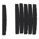 6Pcs Black 6-String Guitar Top Nut 42X3.5Mm & 1Pcs Electric Guitar Upper Nu Z5P8