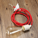 E27 Ceramic Ceiling Pendant Bulb Lamp Holder Light Socket Hanging Fixture AC110-240V