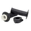 Pair Motorcycle Handlebar Grips Handlebar Black Rubber 22mm/0.87in
