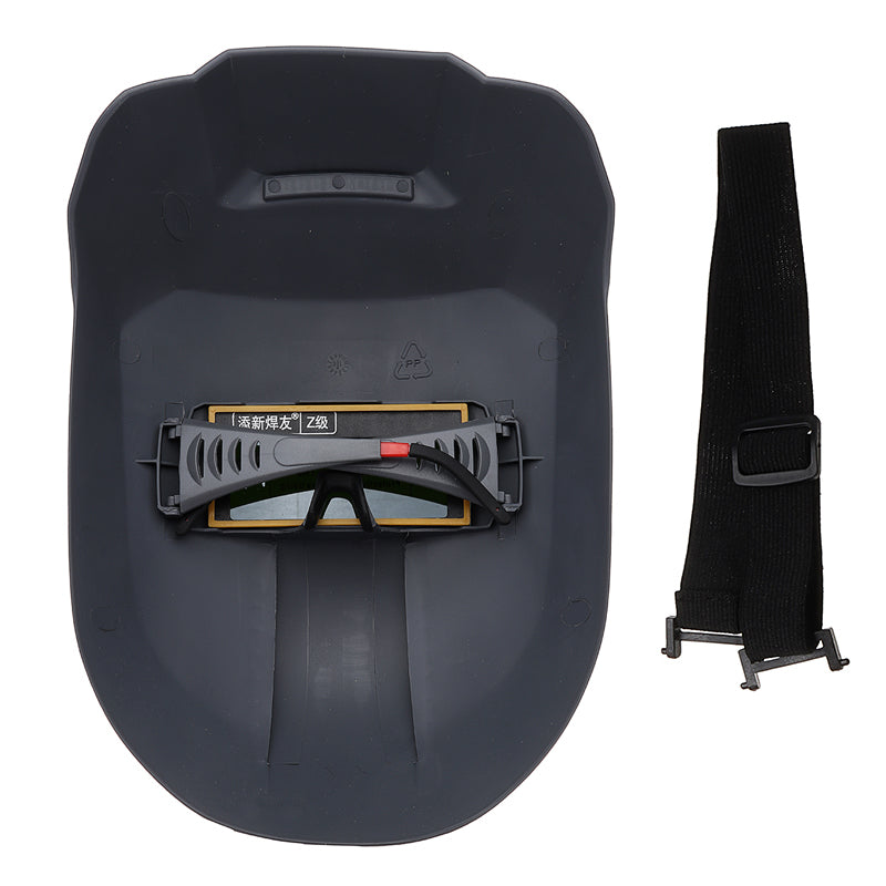 Solar Energy Automatic Dimming Welding Mask TIG Spot Welding Helmet with PC Lens Adjustment Headband