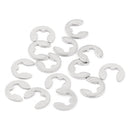 Fastening Set Outer Retainers Snap Ring E-Clip Retaining Ring 2mm/3mm 20 Pi K8P3