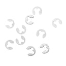 Fastening Set Outer Retainers Snap Ring E-Clip Retaining Ring 2mm/3mm 20 Pi K8P3