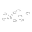 Fastening Set Outer Retainers Snap Ring E-Clip Retaining Ring 2mm/3mm 20 Pi K8P3