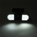 56 LED Solar Dual Head Motion Sensor Light Outdoor Garden Adjustable Spotlight