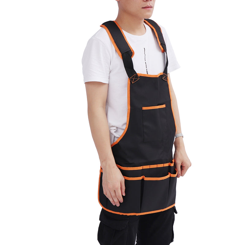 Tool Vest Apron Electrician Carpenter Work Wear Utility Bag Pocket Adjustable Aprons