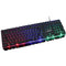 V300 104 key Backlit Wired Russian Gaming Keyboard and 1600DPI Gaming Mouse Combo for PC Laptop