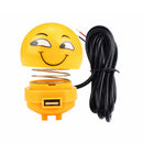 Enusic Motorcycle USB Charger Spring Shaking Head Doll With Induction Light Handlebar Mirror Cartoon Decoration Car Emoticon Pack
