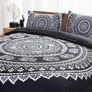 3 PCS Bedding Sets Bohemian National Style Pillowcase Quilt Cover For Queen Size