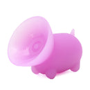 Mini Silicone Cute Pig Shape Sucker Phone Stand Mobile Phone Rubber Holder for Phone Tablet