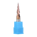 Drillpro R0.25/ R0.5/ R0.75/ R1.0 *20*D6*50 2 Flutes Taper Ball Nose End Mill HRC50 Milling Cutter