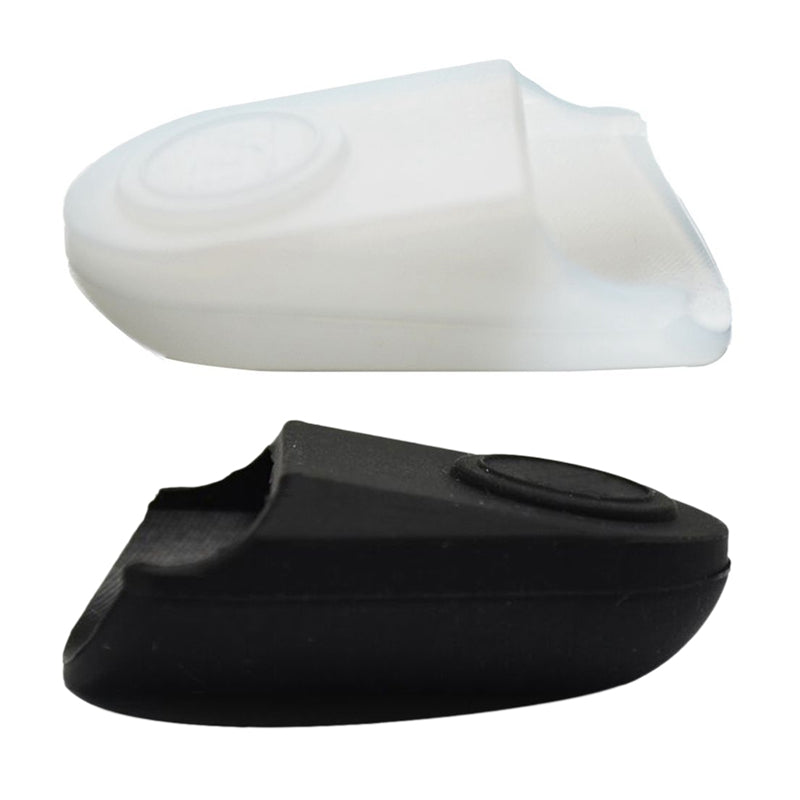 2 Pcs Rubber Clarinet Saxophone Mouthpiece Cap Protect Delicate Tip, Black