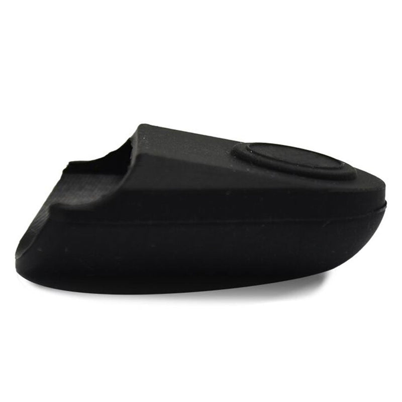 2 Pcs Rubber Clarinet Saxophone Mouthpiece Cap Protect Delicate Tip, Black