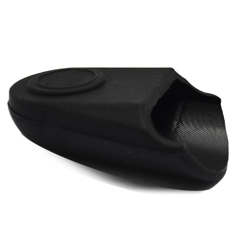 2 Pcs Rubber Clarinet Saxophone Mouthpiece Cap Protect Delicate Tip, Black