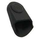 2 Pcs Rubber Clarinet Saxophone Mouthpiece Cap Protect Delicate Tip, Black