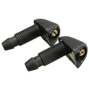 Black Plastic Car Front Window Wind Shield Washer Spray Nozzle For BMW