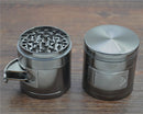 Multi Functional 63MM 2.48 Inch 4 layers CNC ZINC ALLOY Metal Herb Grinder Crusher Smoke Grinder