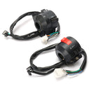 Motorcycle 7/8 Inch Handlebar Horn Turn Signal Hi/Lo Beam Kill Light Start Switch