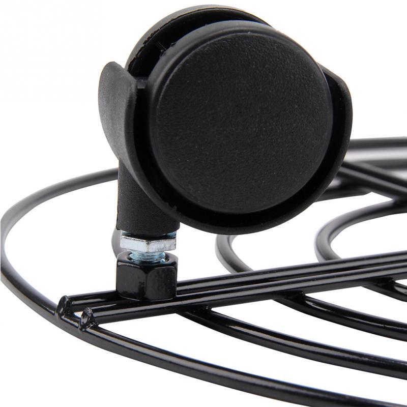 Flower Plant Pot Round Wheels Heavy Mover Trolley Candy Garden Tools Plate Metal Stand Caster Holder