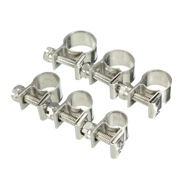 6mm-13mm Stainless Steel Mini Hose Clip Clamp for Fuel Line Pipe Petrol Pipe