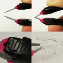 Automatic Eyebrow Clip Stainless Steel Plucking Tweezer Telescopic Eyebrow Clip Tool