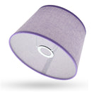 Cotton Textured Fabric PVC Linen Shade Desk Ceiling Lampshade 255*190*155mm