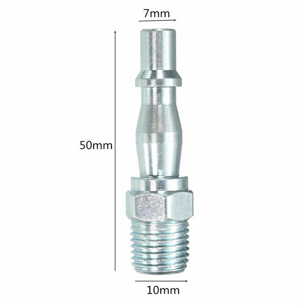 1/4 Inch Air Line Fitting Connector Male Female Quick Coupler Compressor Air Hose Connector