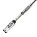 1150mm Stainless Steel VHF FM Telescopic BNC Antenna 76-108MHz for Radio Transmitter