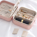 Jewelry Box Organizer Portable Travel Leather Jewellery Ornaments Case Storage