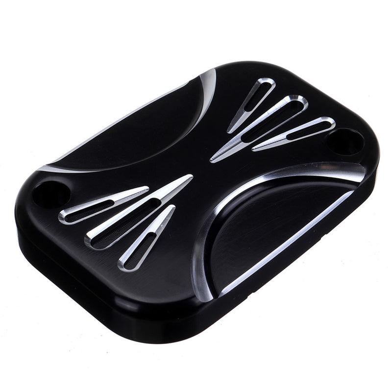LEFT Motorcycle Brake Master Cylinder Cover For Harley Touring Street Glide 14-16 ShallowCut