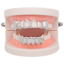 4 Colors Hiphop Grillz Hip Hop Gold Braces Teeth Jewelry Set