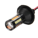 Pair T25 T20 1156 4014 66SMD LED Dual-Color Car Turn Lights Daytime Running DRL Lights Bulb Kit