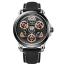 RUIMAS 550 Mechanical Design Creative Men Wrist Watch Cowhide Strap Quartz Watch