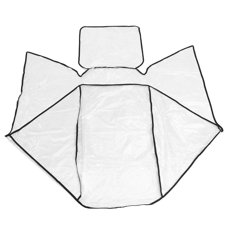 Twin Baby Carriage Rain Cover Stroller Infant Prams Transparent Windproof Shield