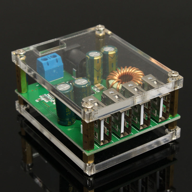 DC-DC 7-60V To 5V 5A 4USB Output Buck Converter Step Down Power Supply Module