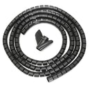 3mx25mm Spiral Wrap Cable Tidy PC TV Wire Binding Organizing Tool Office Home