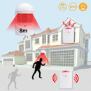 Wireless Driveway Alarm Alert System Home Security Garage Shed PIR Motion Sensor