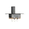 50Pcs Black Mini Size SPDT Slide Switches On-Off 100V 2A DIY Material Toggle Switch