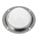 Waterproof 60 Degree LED Lens Optical Glass 66mm + Aluminum Ring For 20W 30W 50W 100W High Power Chip