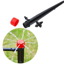 50Pcs 8 Holes Drip Emitters Perfect for 4mm / 7mm Tube Adjustable 360 Degree Water Flow Drip Irrigation System Connector Drippers