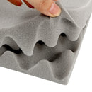 6Pcs 30x30x4cm Acoustic Soundproofing Foam Tiles Convoluted Egg Studio Sound Insulation Cotton