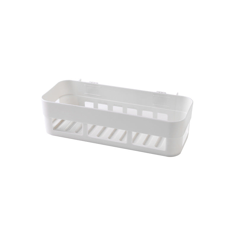 Punch-free Bathroom Toilet Kitchen Supplies Toilet Plastic Wall Rack Store Wash Cup Rack Bathroom Storage Rack