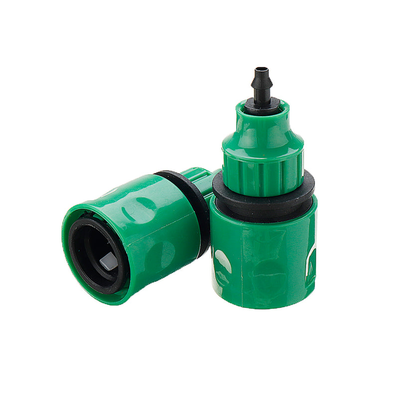 Universal 4 Way Garden Hose Splitter Tap Manifold for 1/2" 3/4" 1" Garden Faucet Shut Off Connector Water Pipe Divider Hose Quick Adapter Outdoor Irrigation