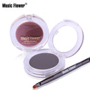 Music Flower Eyeliner Eyebrow Powder Makeup Set Kit Waterproof Long Lasting