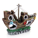 Aquarium Ornament Wreck Sailing Boat Sunk Ship Destroyer Fish Tank Cave Decorations