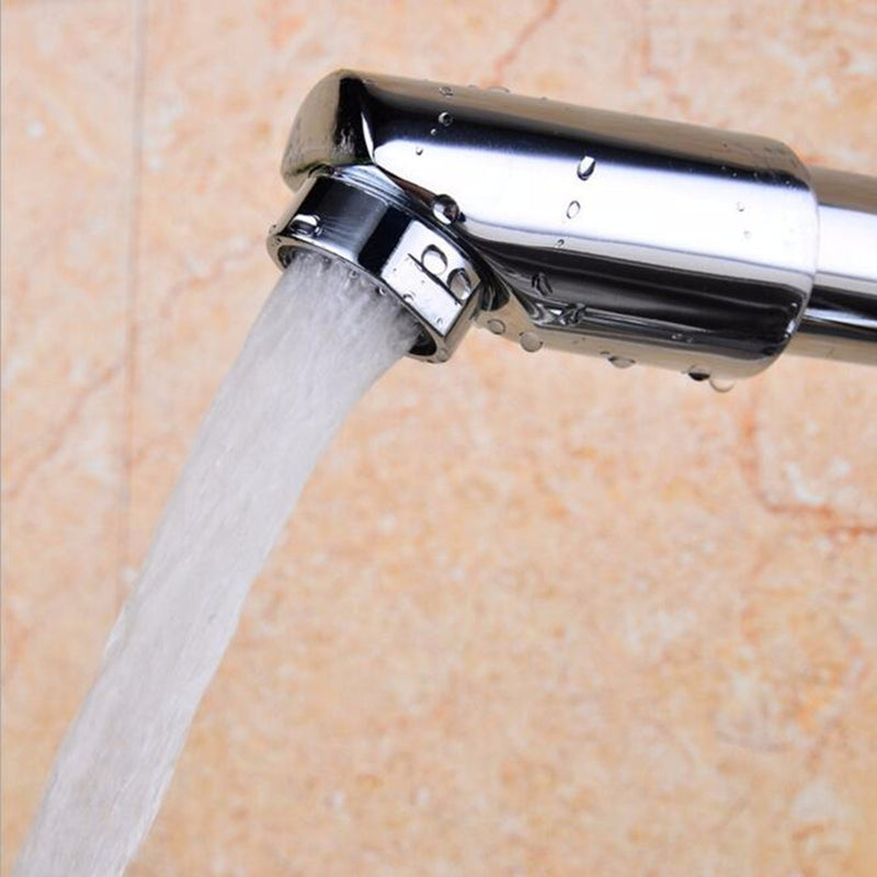 360 Chrome Faucet Kitchen Bathroom Basin Sink Hot & Cold Water Mixer Tap