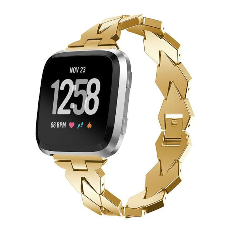 Bakeey Replacement Stainless Metal Steel Smart Watch Band for Fitbit Versa