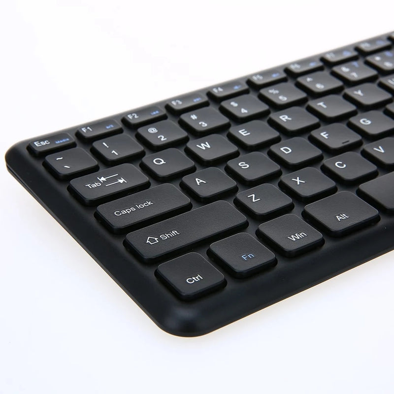 XUEME Ultra-slim 2.4G Wireless bluetooth Portable Keyboard with touchpad Dual System Universal Touch Mouse Suitable for Laptop/Desktop/Smart Phone/Tablet