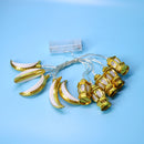 10PCS Battery Supply Moon Palace Shape Eid Ramadan Islamic LED String Light Indoor Home Party Decor