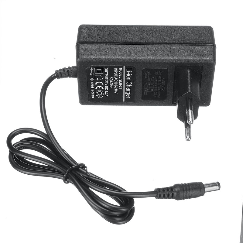 21V 1.3A Charger Adapter for Lithium Li-ion LiPo Battery Packs Electric Wrench