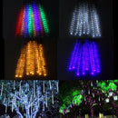 Outdoor 30cm USB LED Meteor Shower Rain 8 Tubes Xmas Light with US Plug